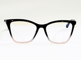 Designer Eyeglasses Black and Pink Square Frame  for Women"